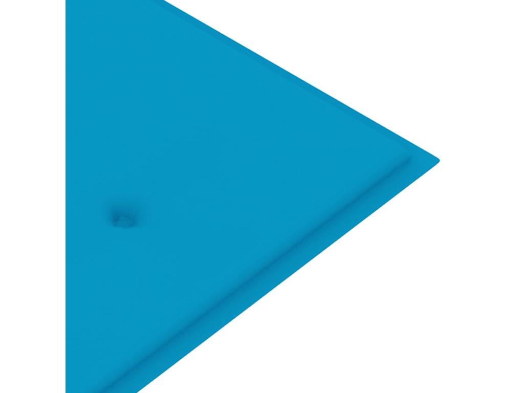 Garden bench with cushion, 157cm, solid wood, Bohometop, 15, 77416OAGD