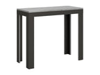 Bohometop Extendable Console Table 90x40/300 cm Concrete Grey Anthracite Frame 63961GMHT