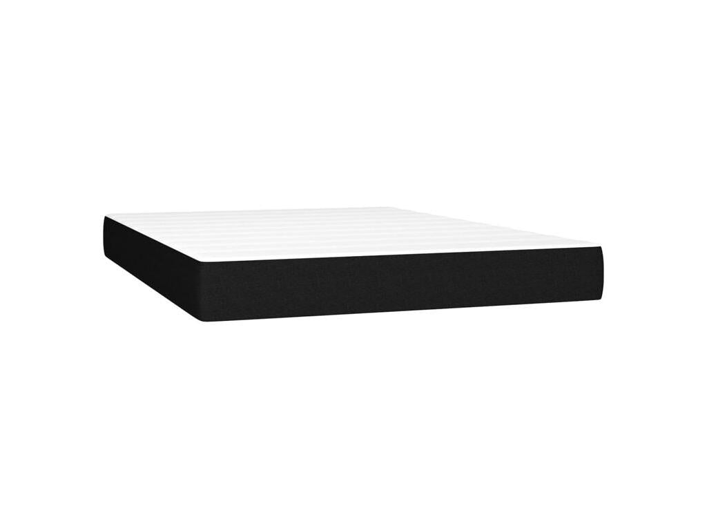 Homelumiere bed base with black 140x200 mattress, fabric