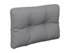 Pallet cushions, set of 2, grey fabric, 92728JGEA
