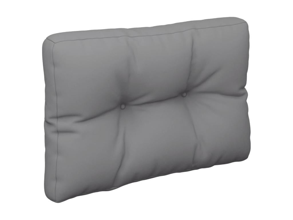 Pallet cushions, set of 2, grey fabric, 92728JGEA