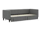 Daybed with pull-out bed and drawers, mattress not included, 80x200 cm, 33036LCIE
