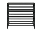 Bohometop grey shoe rack 90x30x85 engineered wood 96641WDOJ