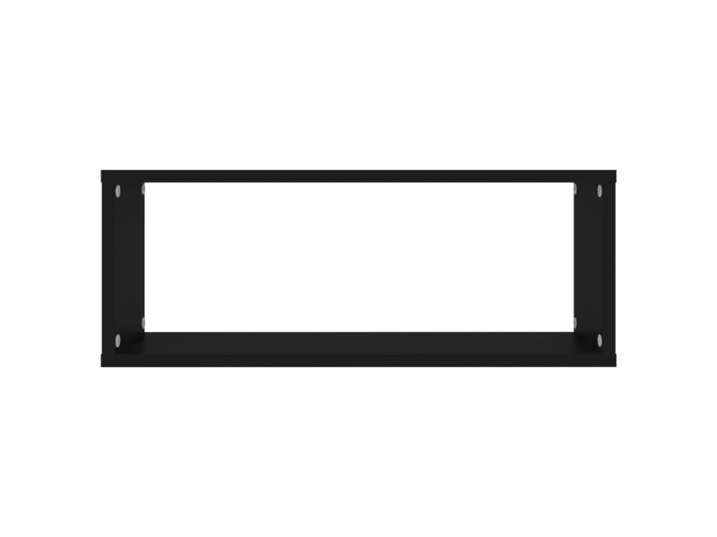 Bohometop wall shelves, 4 pcs, black, 60x15x23 cm, 06866BNQT