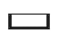 Bohometop wall shelves, 4 pcs, black, 60x15x23 cm, 06866BNQT