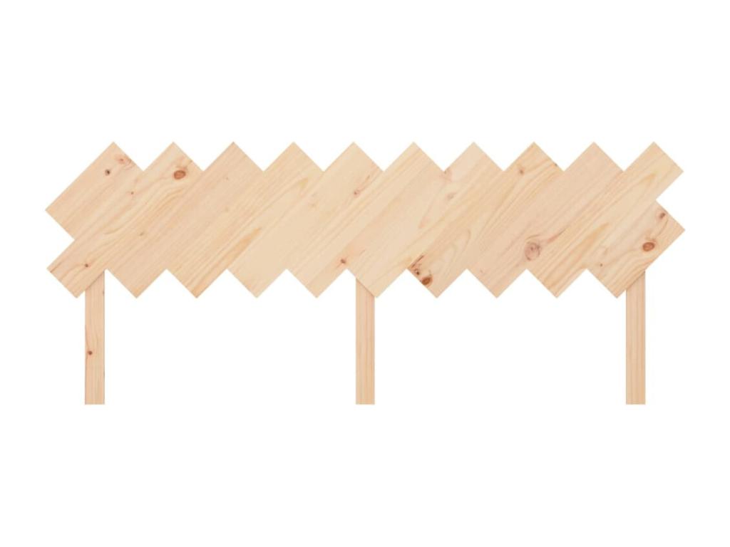 Headboard 196x3x80.5 cm Solid pine wood