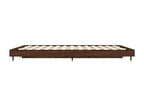 Bed frame without mattress, brown oak, 135x190 cm, 18169JMDW