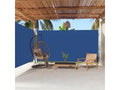 Retractable side awning, blue, 200x600 cm