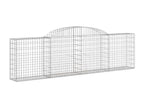 Arched gabion basket 300x30x80/100 cm Galvanized iron
