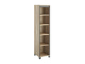 Homelumiere Wood/Black Office Bookshelf