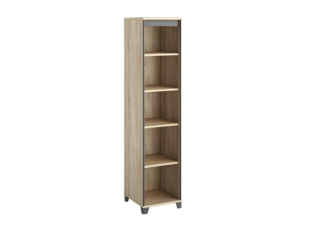 Homelumiere Wood/Black Office Bookshelf
