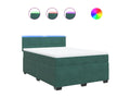 Bohometop bed base and mattress, dark green, 140x200cm, velvet, 29782PNHJ
