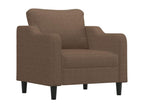 Brown Armchair 60 cm Fabric