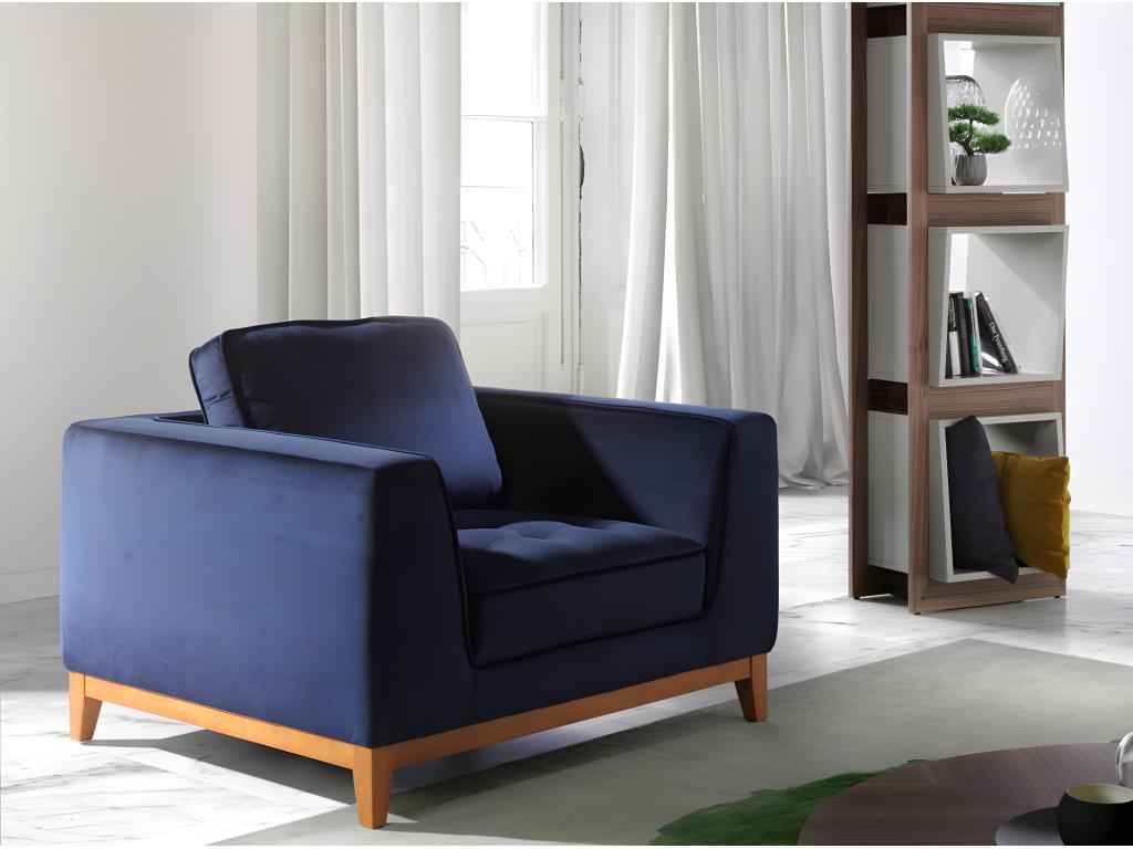 Bohometop contemporary walnut and lacquered wood shelf - Bohometop color 78691AGBW