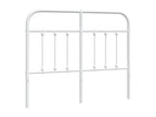 White metal headboard 120 cm 13108KEDF