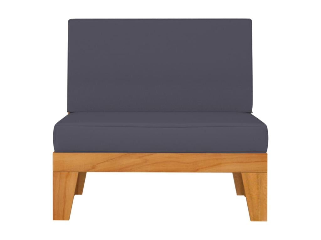 Bohometop 45844LPEY Sectional Sofa and Dark Grey Cushions