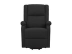 Black Fabric Massage Chair 53416BWSU