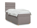 Bohometop bed base with Bohometop mattress 90x190 cm Fabric 23981TFUZ