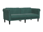 2-piece dark green velvet sofa set 20118BQBS