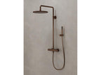 Wall-mounted shower column, brushed rose gold - Bohometop 09506QAFE