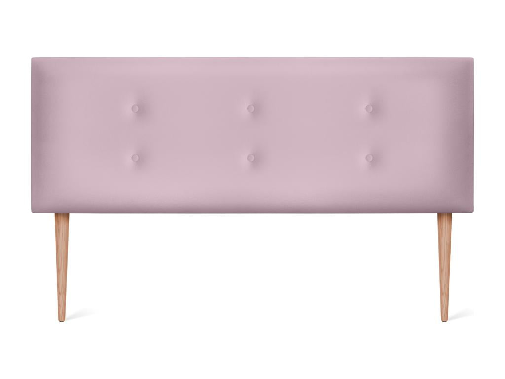 Homelumiere Faux Leather Headboard with 2 Buttons 160x105cm with Legs for 150/160 Beds - Pink