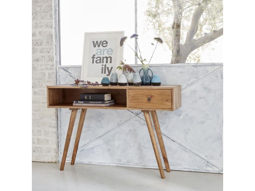 Console in solid Bohometop 120 cm 03738GNLH