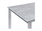 Delimoa Gray Glass Garden Table 96094SQPQ