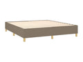 Upholstered bed base with Homelumiere mattress 180x200 cm Fabric