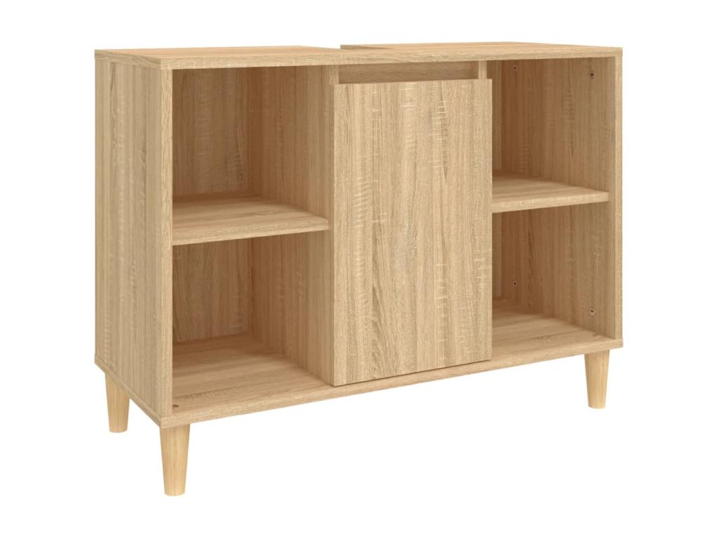 Delimoa oak sink unit 80x33x60 cm engineered wood 97685ZETE