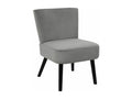 Bohometop - Corduroy Armchair in Grey 75639NLUX