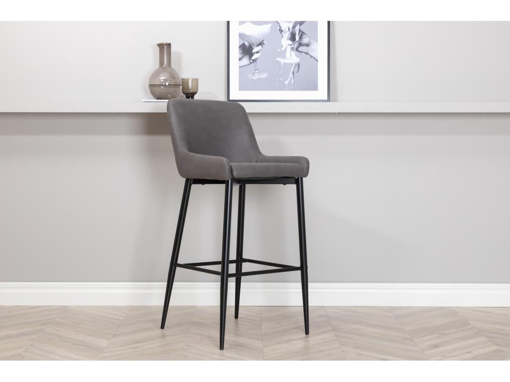 PLAZA Bohometop Bar Stool 48x57x105 Gray 20098GFGG