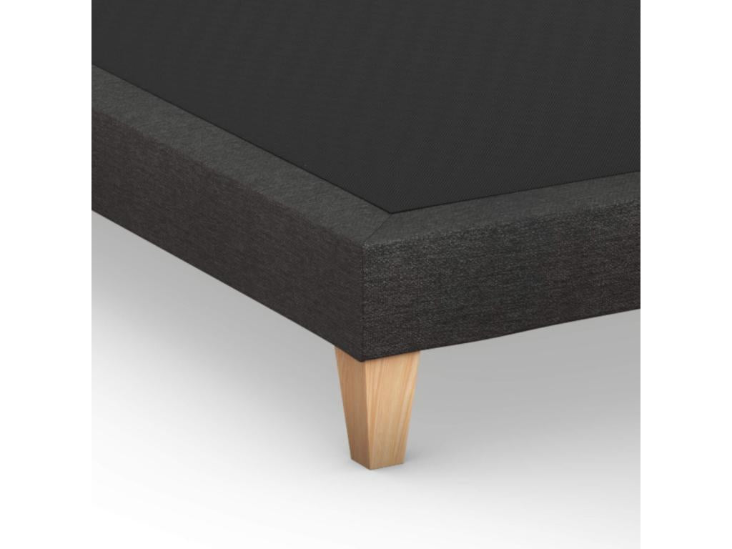 Bohometop 150x200 Black Night Upholstered Decorative Bed Base 84979UJNN