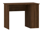 Brown oak desk 100x55x75 cm engineered wood 06865LULR