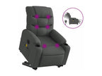 Dark Grey Fabric Electric Massage Recliner