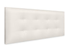Homelumiere Faux Leather Upholstered Headboard 145x60cm for 135/140cm Bed - Ivory White