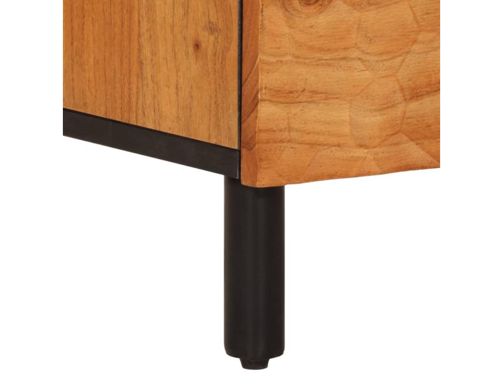 Bohometop solid wood bedside table 50x33x60 cm 21437ARVF