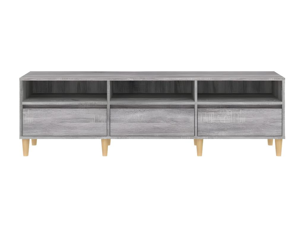 Bohometop TV stand, grey, 150x30x44.5 cm, engineered wood, 81914BGGY