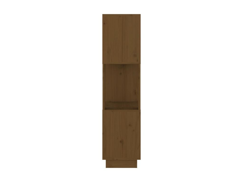 Honey Brown Bookshelf/Partition 51x25x101 cm Solid Pine 31264ABQT