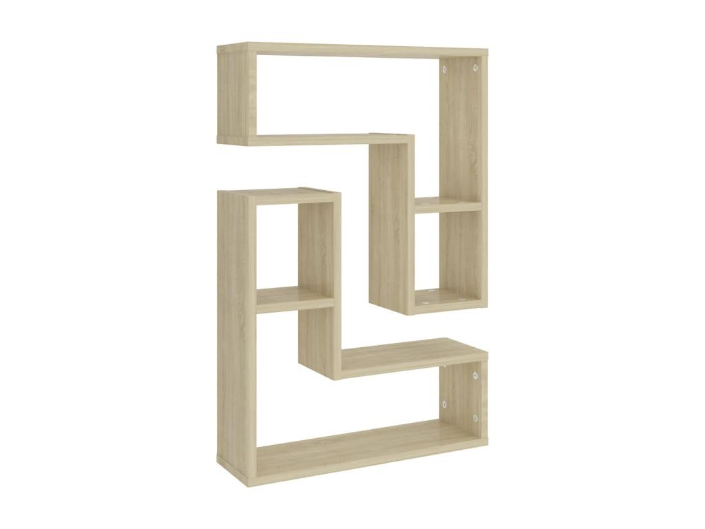 Homelumiere Oak 2-Piece Wall Shelves 50x15x50