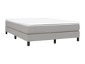 Bohometop bed base with mattress, light grey, 140x200cm, fabric, 61781HZKW