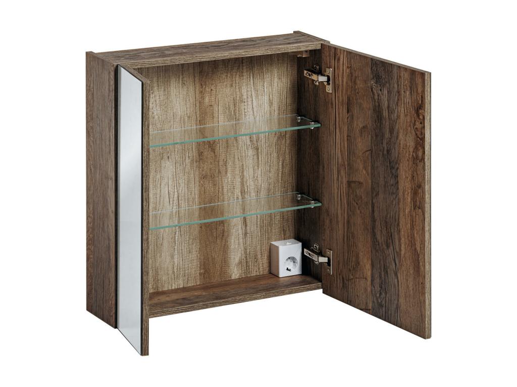 Bohometop FE MC60 2D Bathroom Cabinets 60x17x65 Natural Light 99444EIBD