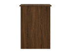 Brown oak desk 100x55x75 cm engineered wood 06865LULR