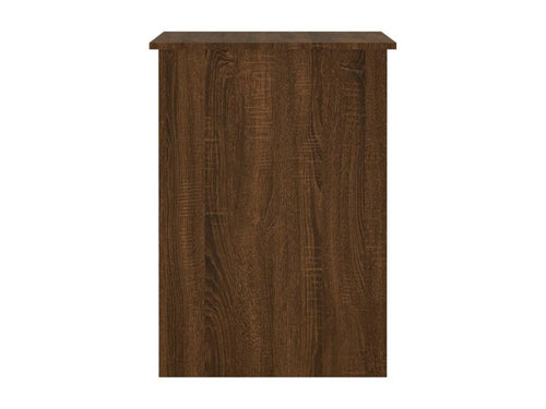 Brown oak desk 100x55x75 cm engineered wood 06865LULR