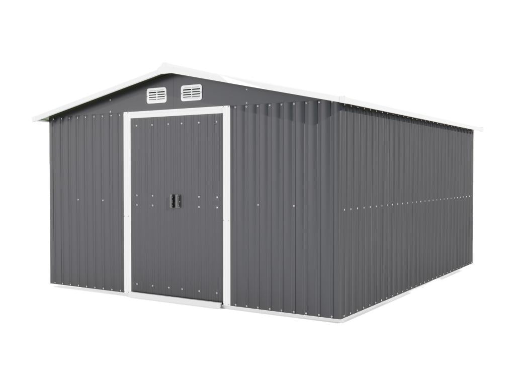 Metal playhouses, 246cm diameter x 178cm high, grey