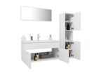 White Bathroom Furniture Set 14 17227DEEK