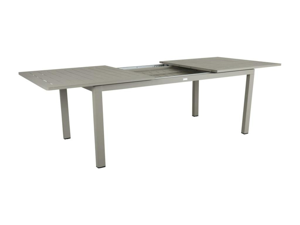 Bohometop 40488TMOP Extendable Garden Table in Sand Grey Aluminium 194/314 cm