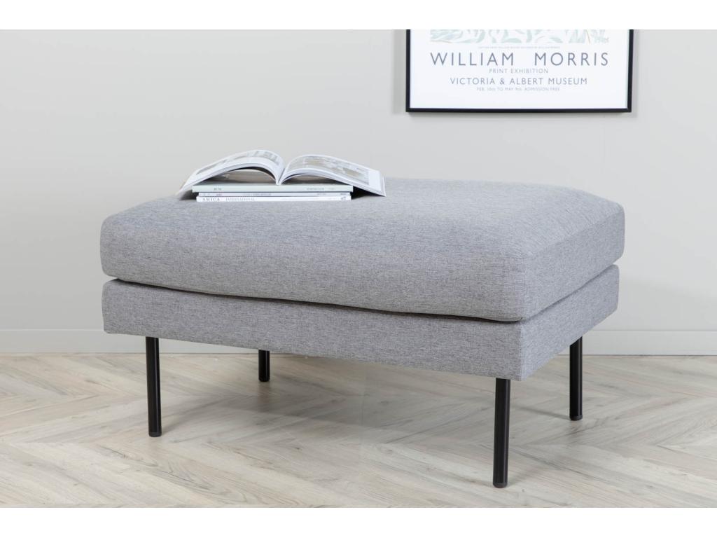 Bohometop black and gray footstool. 55505PMKQ