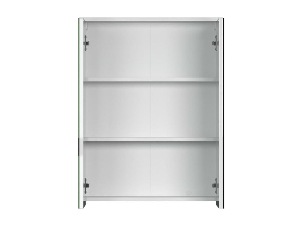 Bohometop White Bathroom Wall Cabinet with Mirror 60x78x18 cm Bohometop 71805SINA
