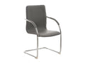 Rocking chairs - Faux leather - Grey - Bohometop V2 90028JEZN