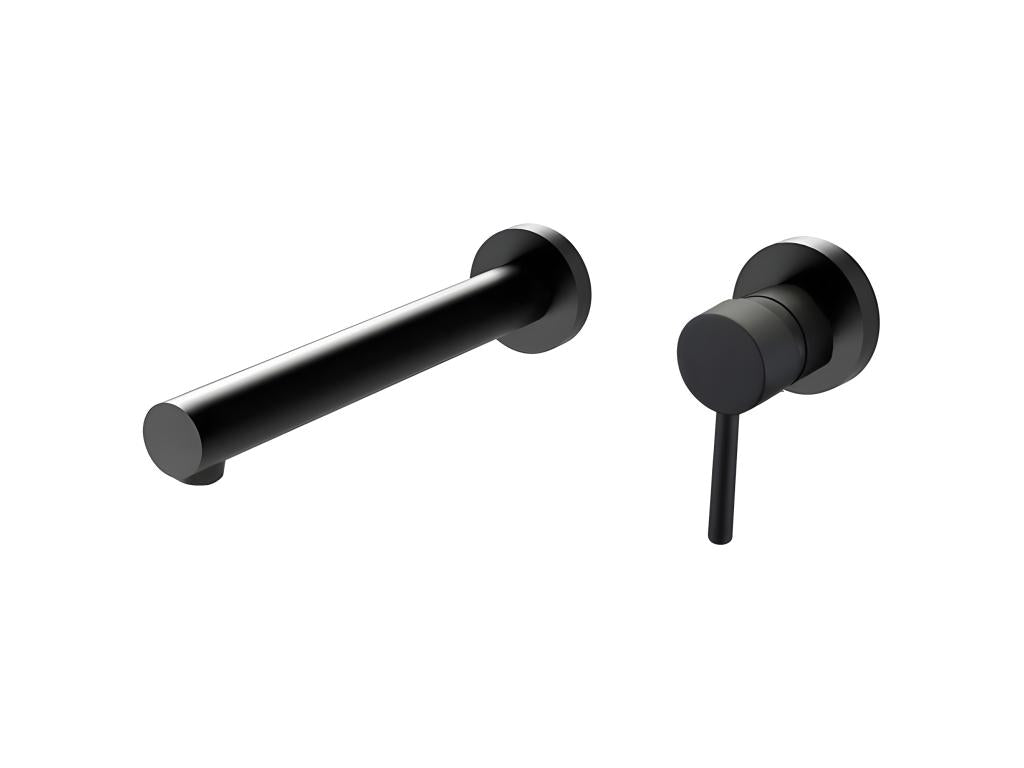 Bohometop 2-hole concealed wall-mounted mixer tap, matte black, 96650SBSJ
